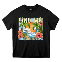 Black find me under the palms Heavy Core Tee - MaliasSmallBusiness