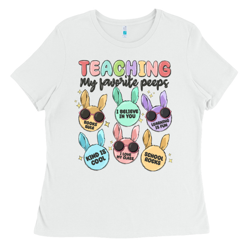 Teahing My Favorite Peeps Malia Ladies Tee by MaliasSmallBusiness | Teevron