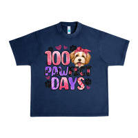 Navy 100 pawfect days Urban Heavy Tee - Artiststas