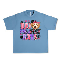 Pebble Blue 100 pawfect days Urban Heavy Tee - Artiststas