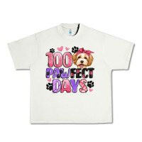 Pistachio 100 pawfect days Urban Heavy Tee - Artiststas