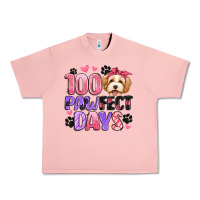Salmon 100 pawfect days Urban Heavy Tee - Artiststas