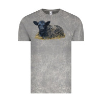 Cloud Rock Black Angus Calf Illustrations Vintage Tee - LillyAllenDesigns