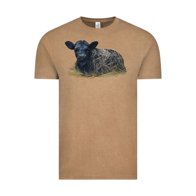 Black Angus Calf Illustrations Vintage Tee by LillyAllenDesigns | Teevron