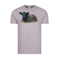 Vintage Zinc Black Angus Calf Illustrations Vintage Tee - LillyAllenDesigns