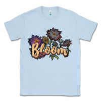 Dusty Blue bloom Classic Tee - JahusDesignShop
