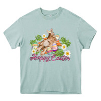 Arona easter bunny with carrots and daisy Heavy Core Tee - AdoDesignShop