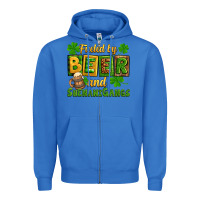 True Royal St. Patrick's Fueled by beer and shenanigangs Zipper Hoodie - OliviaCreatesArt