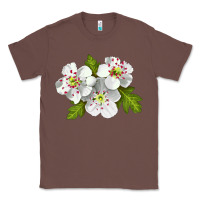 Chestnut Hawthorn Flower Classic Tee - LillyAllenDesigns