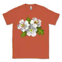 Copper Hawthorn Flower Classic Tee - LillyAllenDesigns