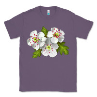 Lavender Hawthorn Flower Classic Tee - LillyAllenDesigns