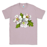 Lilac Hawthorn Flower Classic Tee - LillyAllenDesigns