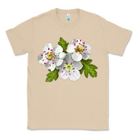 Mushroom Hawthorn Flower Classic Tee - LillyAllenDesigns