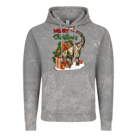Cloud Rock merry christmas brachiosaurus Vintage Hoodie - LillyAllenDesigns