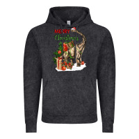 Vintage Arctic merry christmas brachiosaurus Vintage Hoodie - LillyAllenDesigns