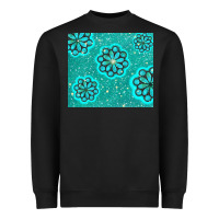 Black glitter turquoise Heavyweight Sweatshirt - TumblerDesignByShophia