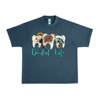 Midnight Navy dental life Urban Heavy Tee - JahusDesignShop