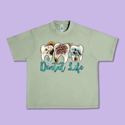 Dental Life Urban Heavy Tee Designed By Jahusdesignshop