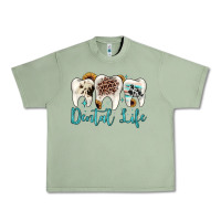 Oil Green dental life Urban Heavy Tee - JahusDesignShop