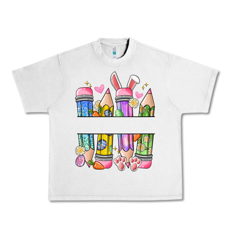 Easter Teacher Pencils Urban Heavy Tee by Artiststas | Teevron