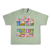 Oil Green easter teacher pencils Urban Heavy Tee - Artiststas