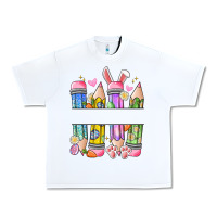 White easter teacher pencils Urban Heavy Tee - Artiststas