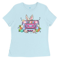 Baby Blue hip hop easter Ladies Tee - MaliasSmallBusiness