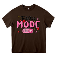 Chocolate Brown toddler mode on Heavy Core Tee - MaliasSmallBusiness