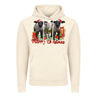 Vintage Artic merry christmas baby sheeps Vintage Hoodie - LillyAllenDesigns