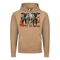 Vintage Coffee merry christmas baby sheeps Vintage Hoodie - LillyAllenDesigns