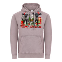 Vintage Zinc merry christmas baby sheeps Vintage Hoodie - LillyAllenDesigns