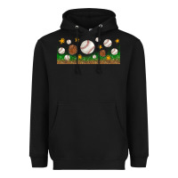 Black Baseball Glove With Leopard Libbey Glass Heavyweight Hoodie - BundleAndBundleShop