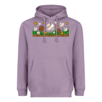 Lavender Baseball Glove With Leopard Libbey Glass Heavyweight Hoodie - BundleAndBundleShop