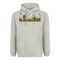 Moon Dust Baseball Glove With Leopard Libbey Glass Heavyweight Hoodie - BundleAndBundleShop
