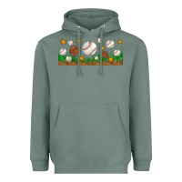 Sage Baseball Glove With Leopard Libbey Glass Heavyweight Hoodie - BundleAndBundleShop