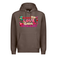 Coffee Valentine's Day teach love inspire Premium Hoodie - FaDigitalArtStudio