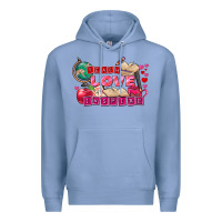 Colony Blue Valentine's Day teach love inspire Premium Hoodie - FaDigitalArtStudio