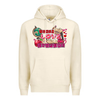 Tofu Valentine's Day teach love inspire Premium Hoodie - FaDigitalArtStudio