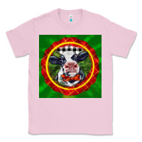 Bubblegum Pink christmas baby holstein face Classic Tee - LillyAllenDesigns
