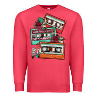 Cardinal cassette floral gemstone Premium Sweatshirt - FaDigitalArtStudio