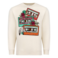 Sandshell cassette floral gemstone Premium Sweatshirt - FaDigitalArtStudio
