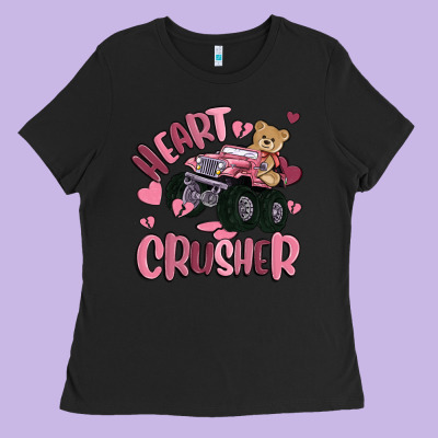 Heart Crusher Ladies Tee Designed By Maliassmallbusiness