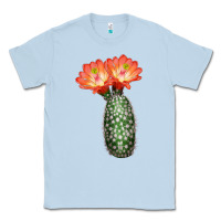 Dusty Blue King Cup Cactus Classic Tee - LillyAllenDesigns