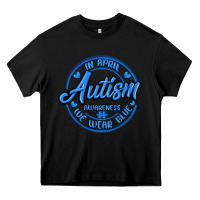 Black autism awareness Heavy Core Tee - MaliasSmallBusiness