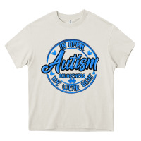 Cream autism awareness Heavy Core Tee - MaliasSmallBusiness