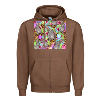 Chestnut Easter bunnys eggs Zipper Hoodie - OliviaCreatesArt