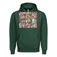 Sports Green Easter bunnys eggs Zipper Hoodie - OliviaCreatesArt