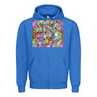 True Royal Easter bunnys eggs Zipper Hoodie - OliviaCreatesArt