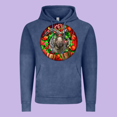 Christmas Navajo Churro Sheep Vintage Hoodie Designed By Lillyallendesigns