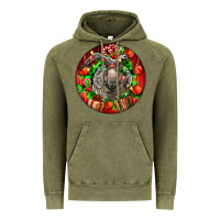Vintage Olive christmas navajo churro sheep Vintage Hoodie - LillyAllenDesigns
